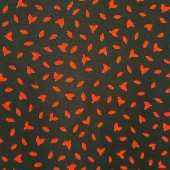 Banana Republic Navy Red Hearts Novelty Print Short Sleeves Crewneck Flowy Light - Picture 8 of 11